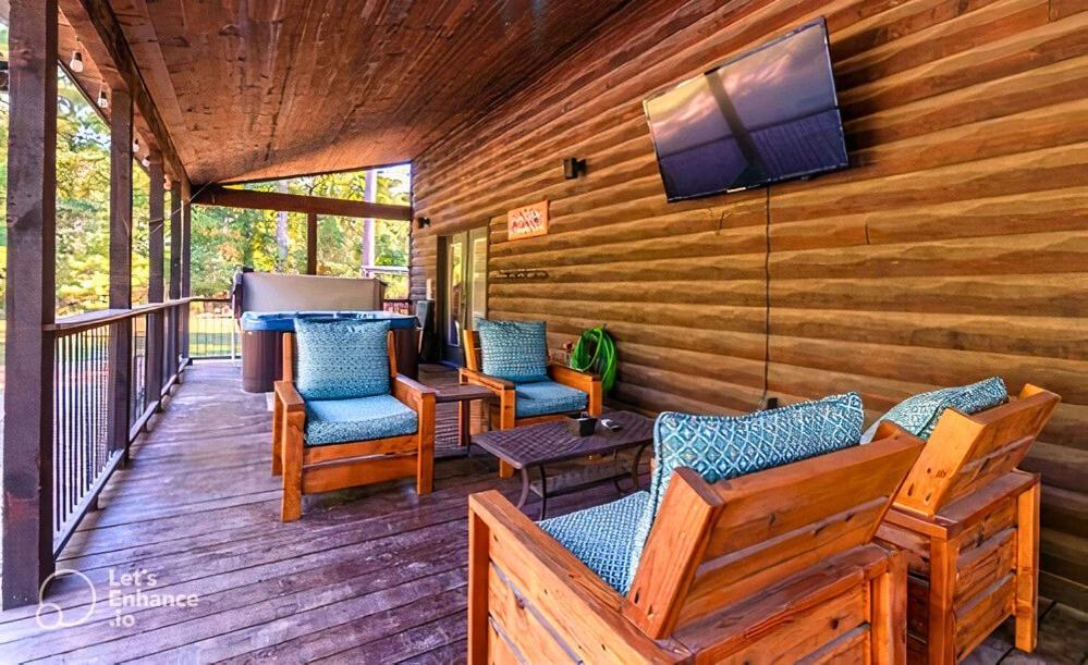 4Br/3Bth Family Cabin With A Hot Tub, Sleeps 14 Broken Bow Extérieur photo